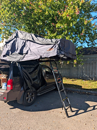 Roofbunk black roof top - black, tent