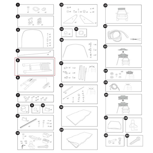 Thule standard tent - thule,